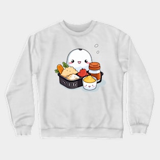 kawaii bento sushi T-Shirt cute  funny Crewneck Sweatshirt